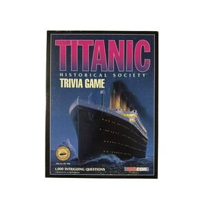 Vintage Titanic Historical Society Trivia Game 1998 Great Condition Complete